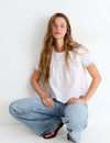 Blouse détail lacets