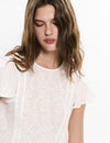Blouse with back bows