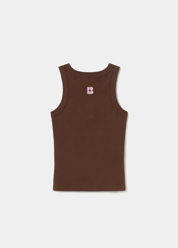 Basis top met bandjes