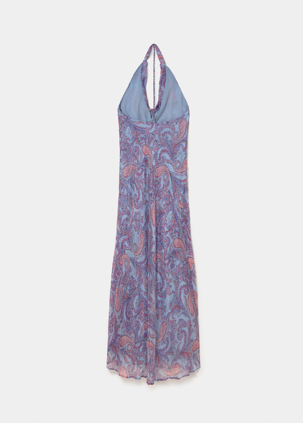 Printed draped dress