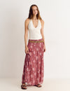 Long smock skirt