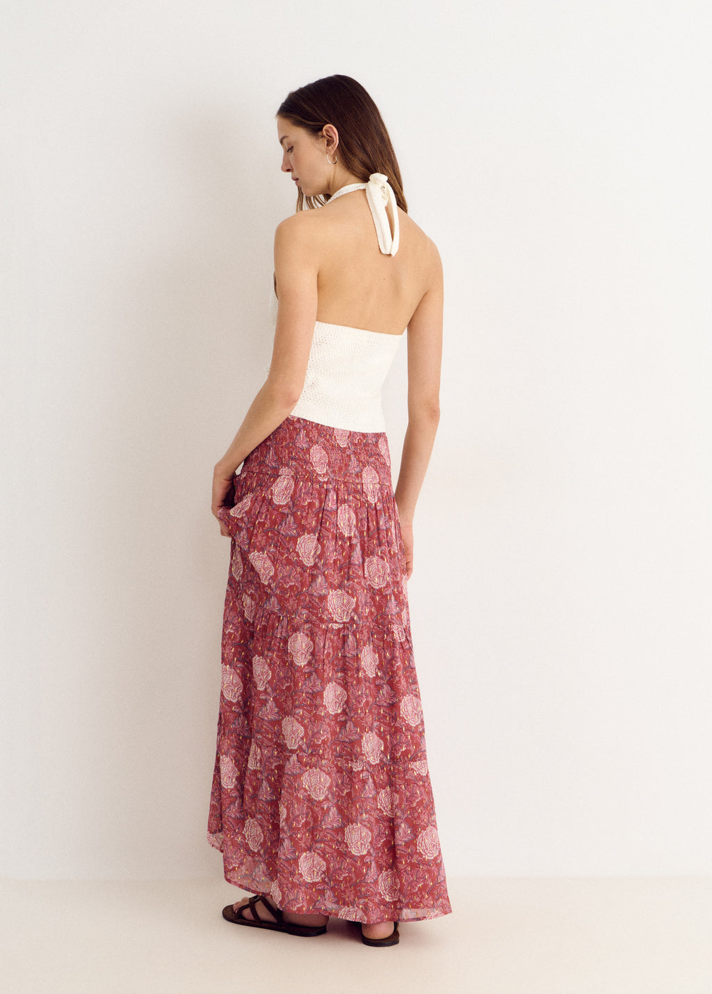 Long smock skirt