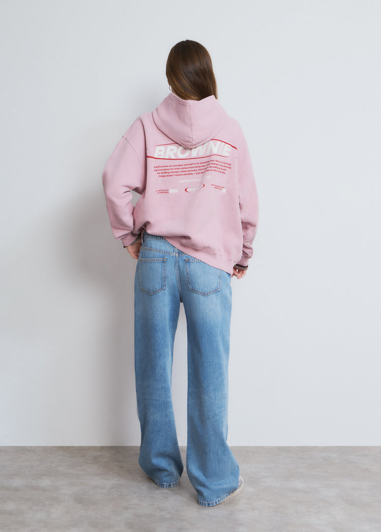 Rechte jeans met zijband