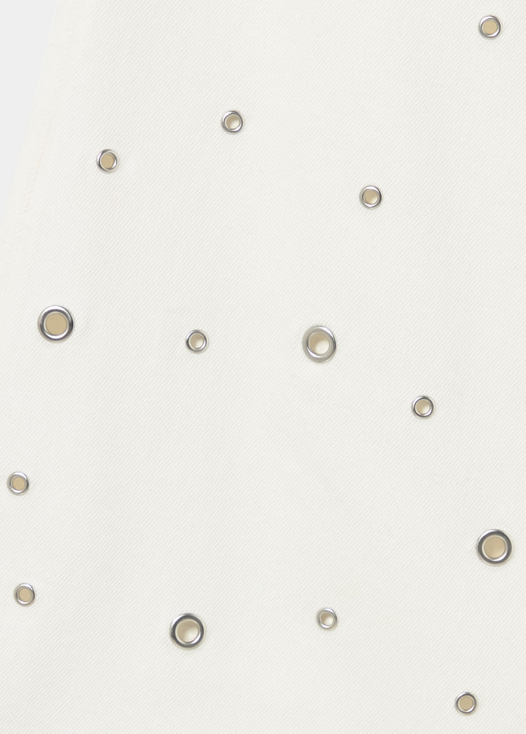 Broek met eyelets allover