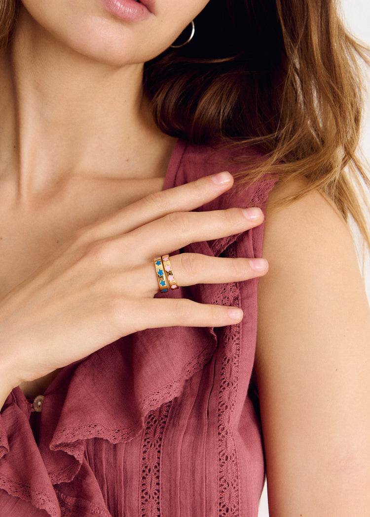 Set ringen met sterren