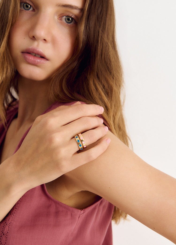 Set ringen met sterren