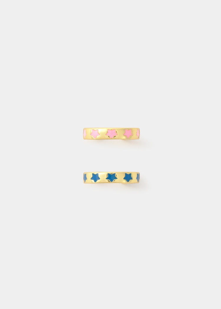 Set ringen met sterren