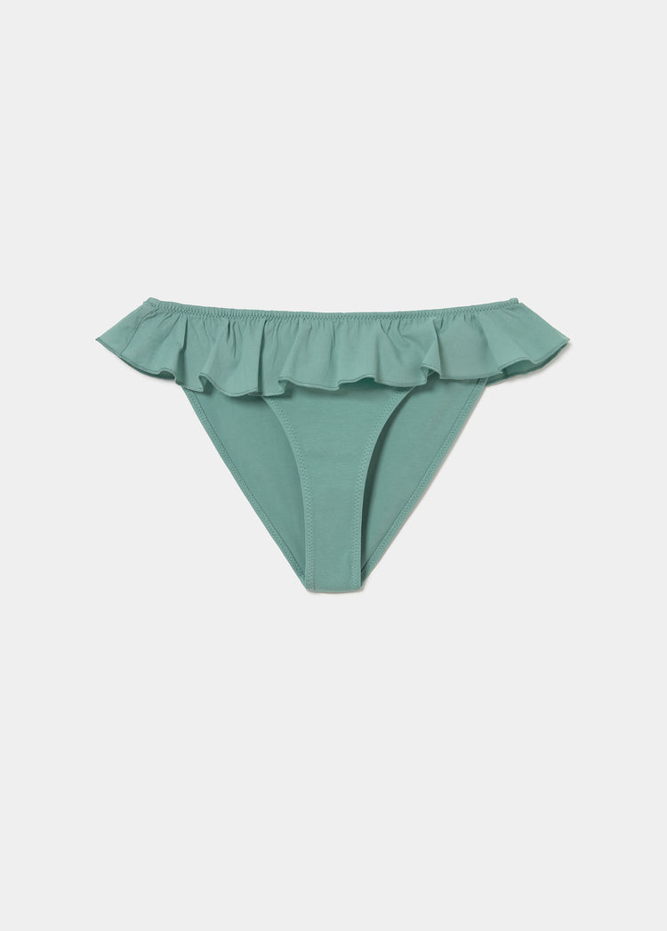 Bikini bottoms with ruffle