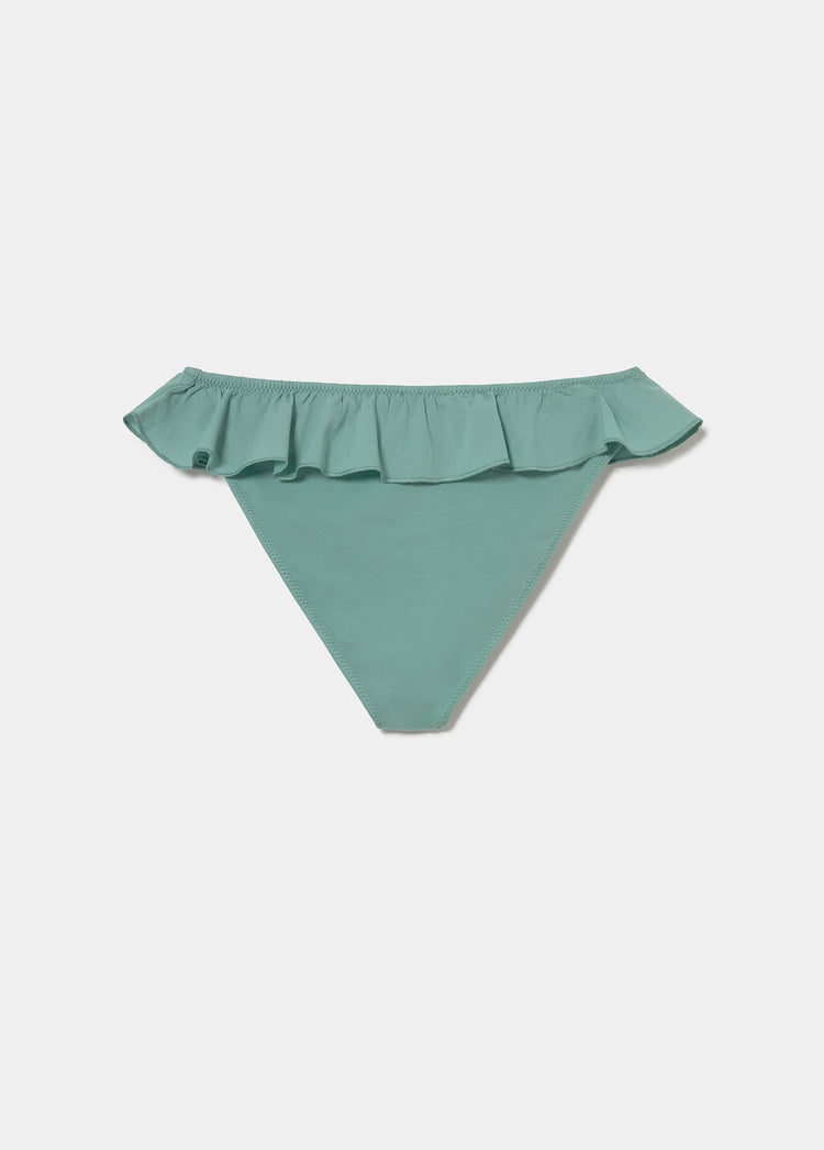 Bikini bottoms with ruffle