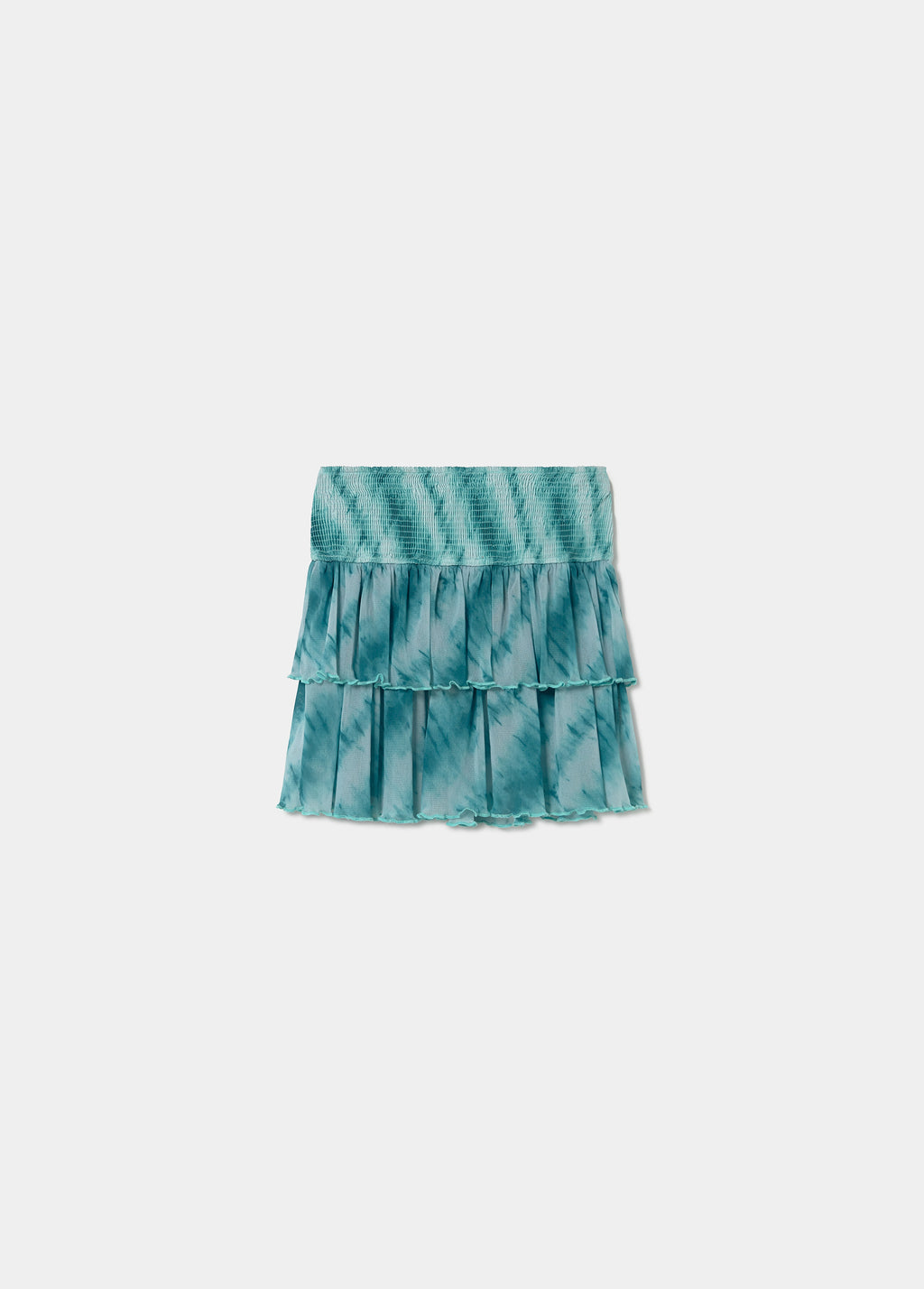 Tulle ruffled skirt