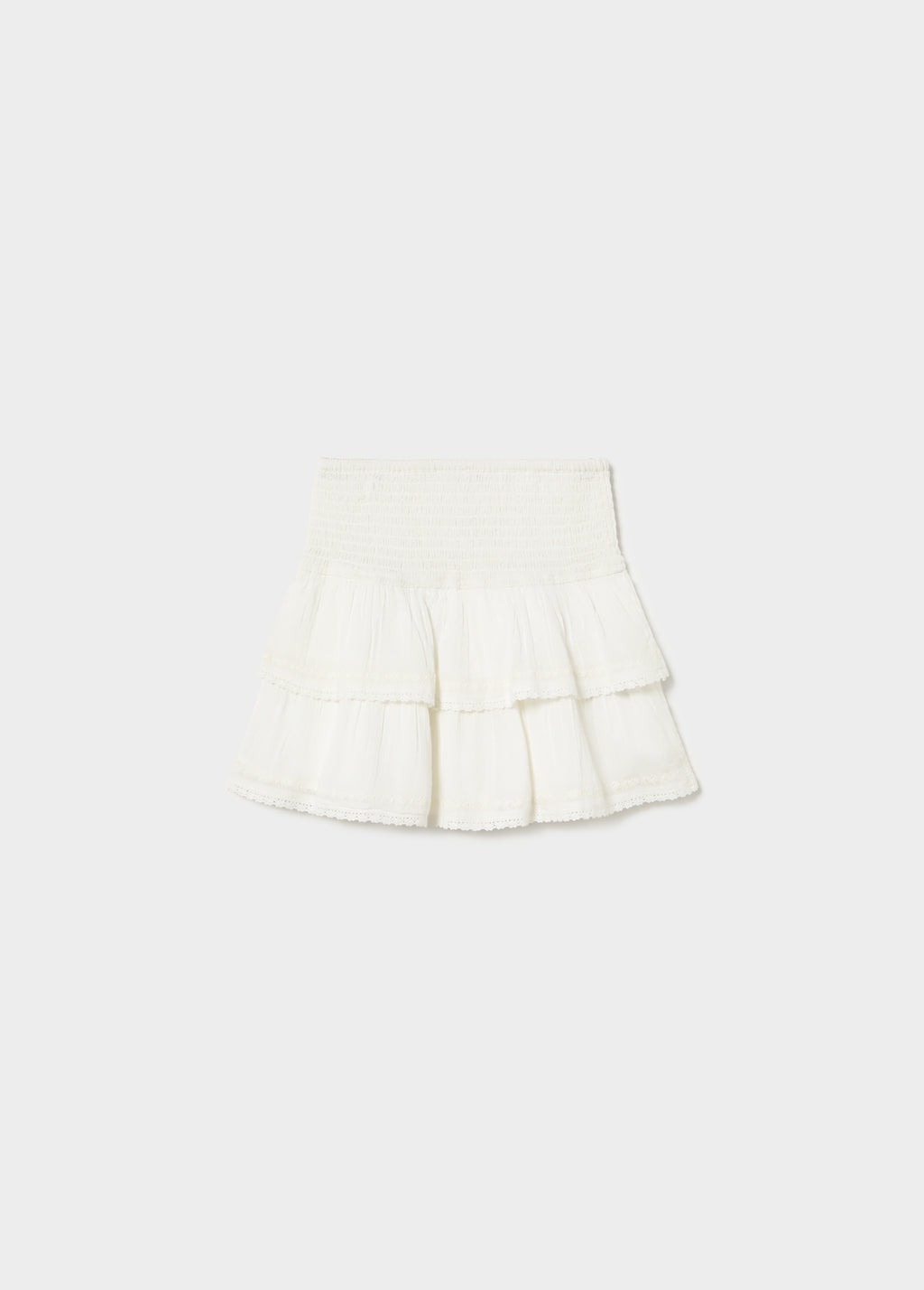 Romantic ruffled skirt