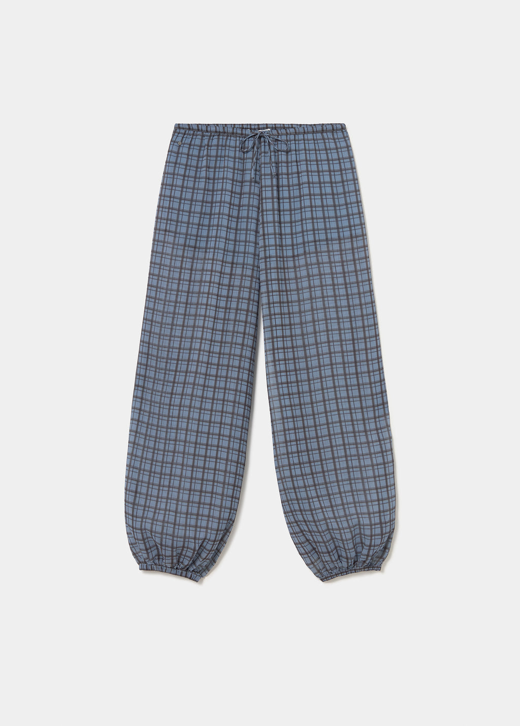 Plaid harem pants