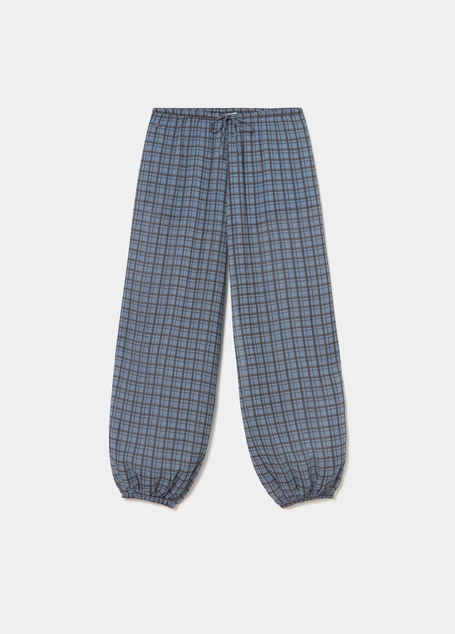 Plaid harem pants