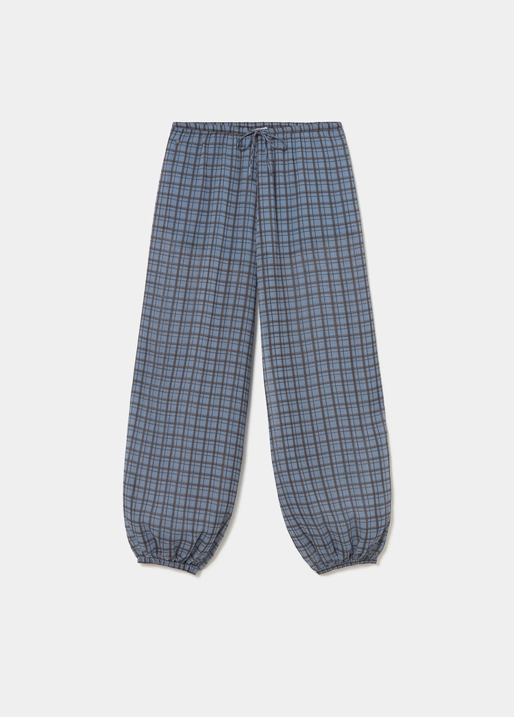 Baggy broek met ruitjes