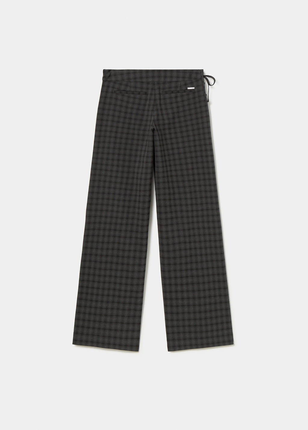 Pantaloni a quadri con coulisse