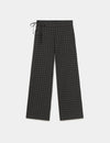 Pantaloni a quadri con coulisse