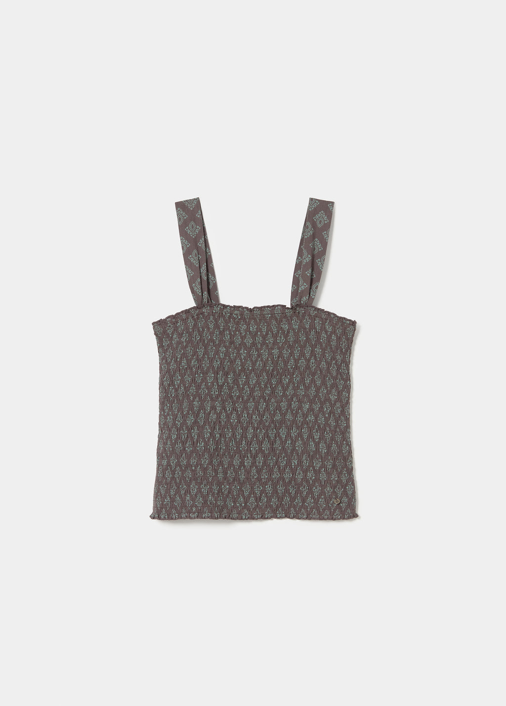 Printed strap top