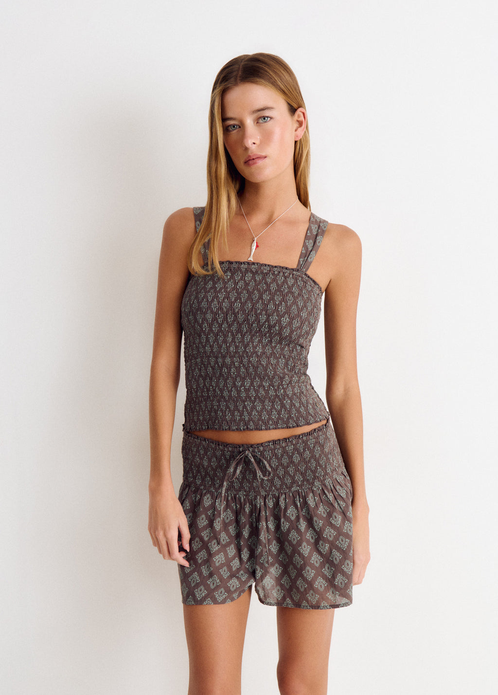 Indian smock shorts