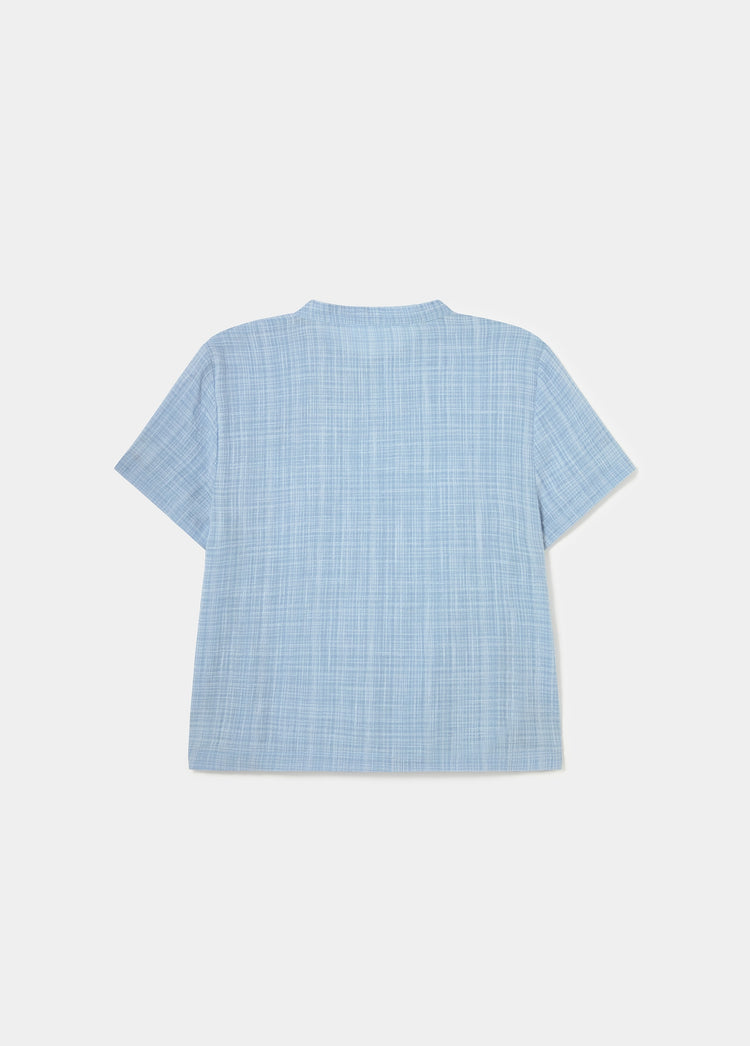 Blusa detalle japonés cuadros