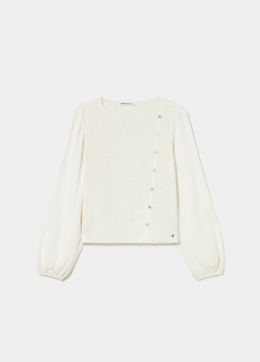 Blusa manga larga smock
