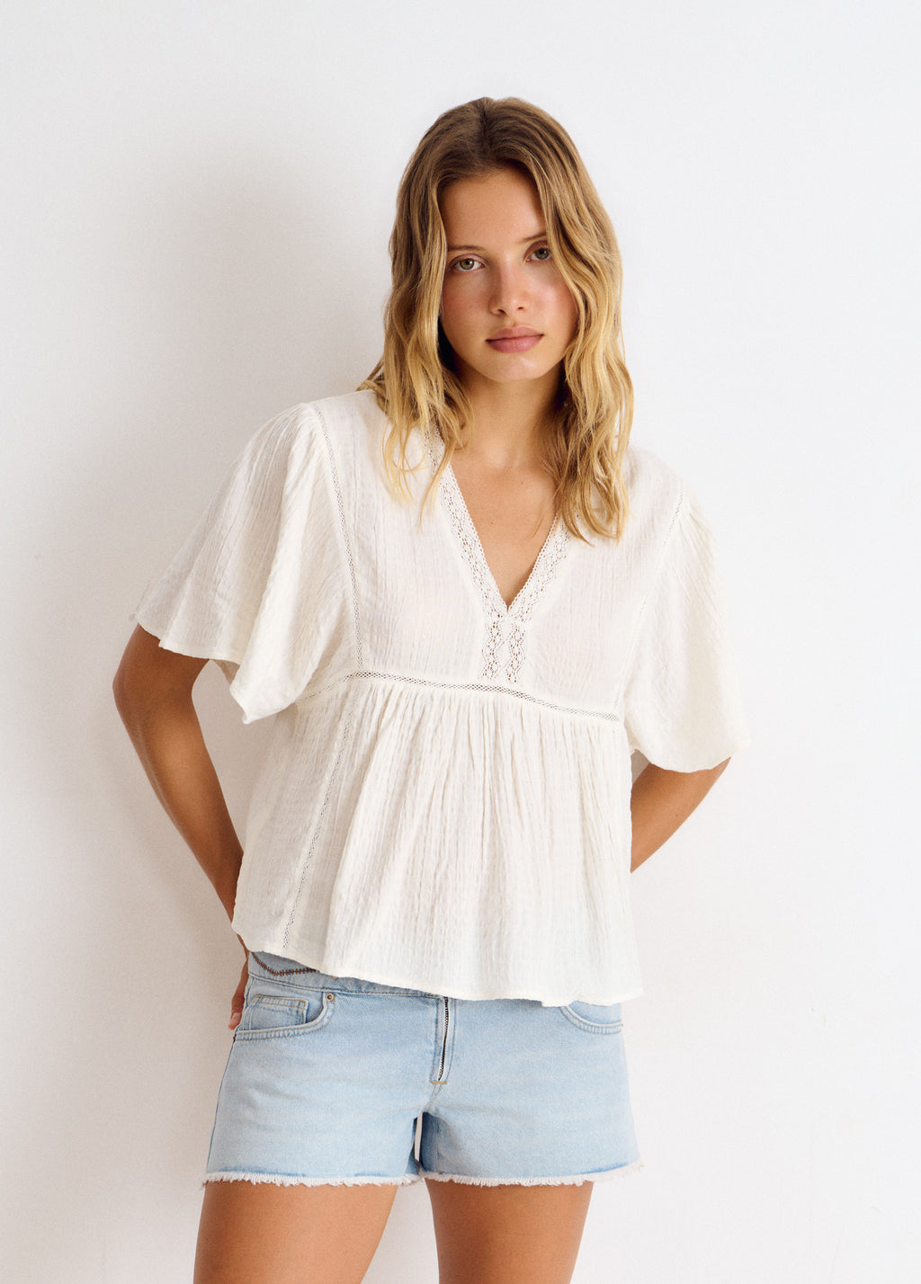 Blouse manches larges