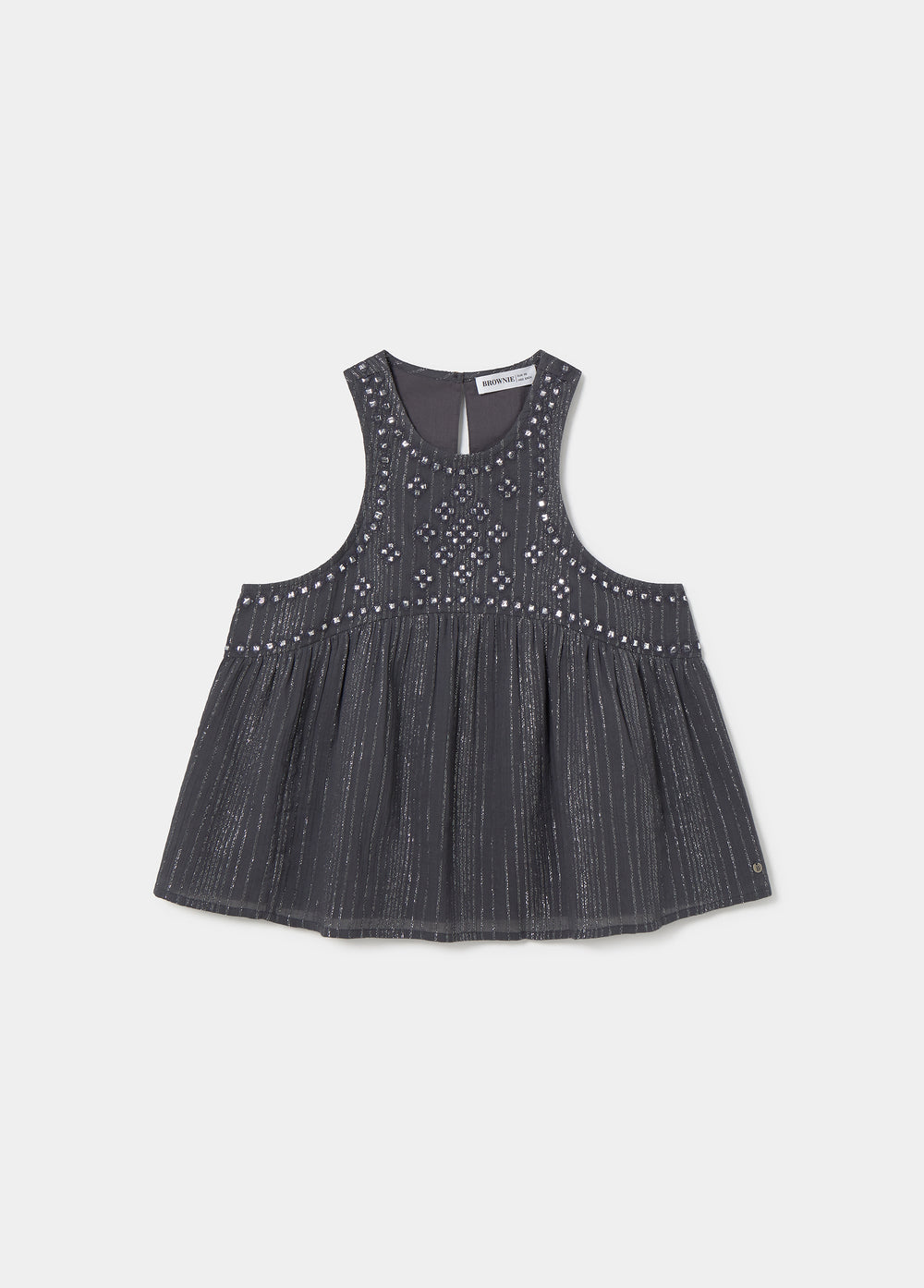 Top halter detalle espejos