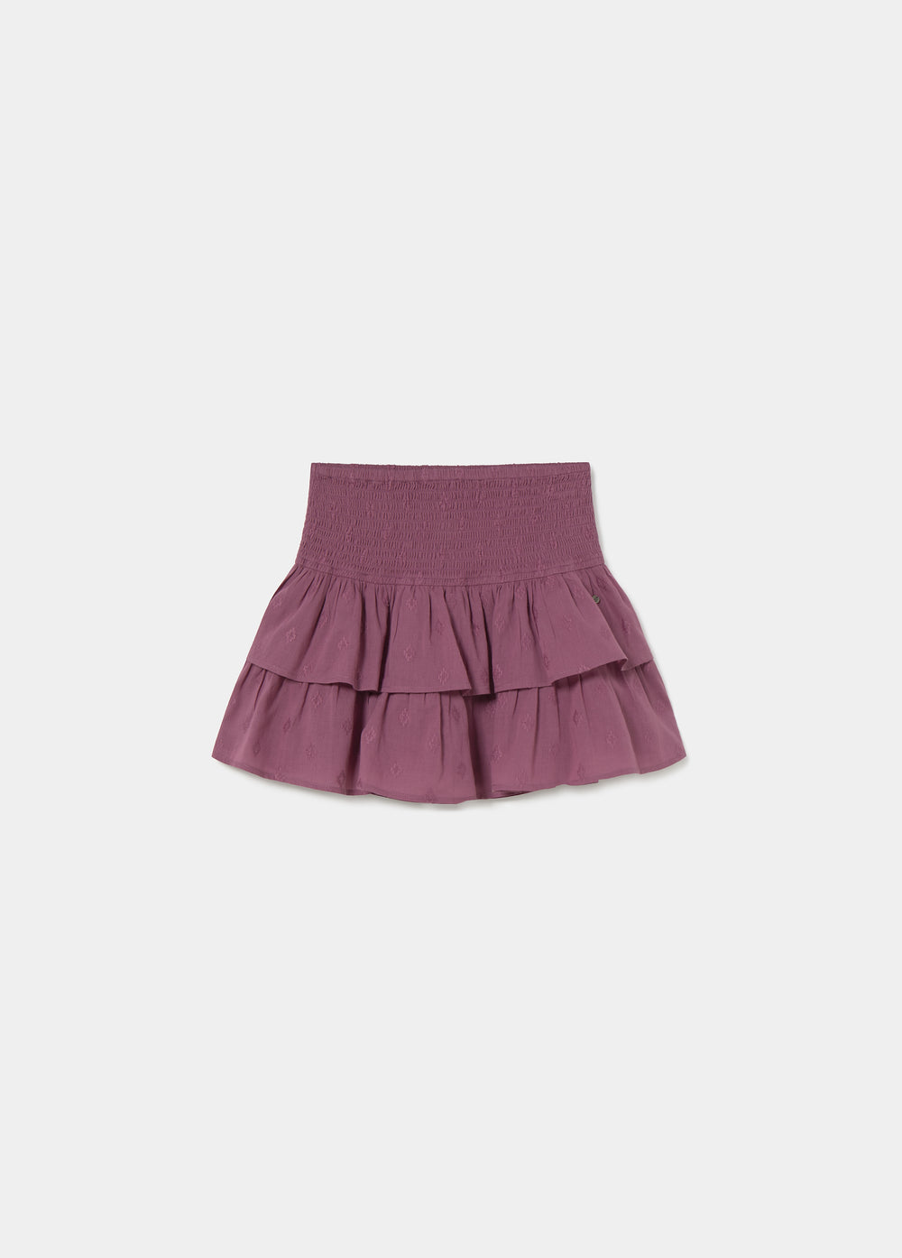 Short ruffle skirt
