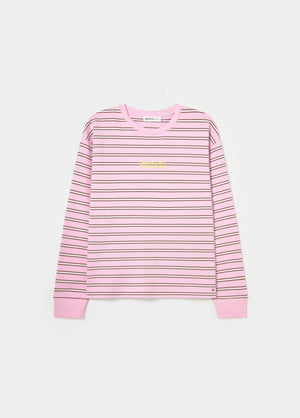 Light sweatshirt striped print