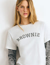 Camiseta texto brownie