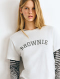 Camiseta texto brownie