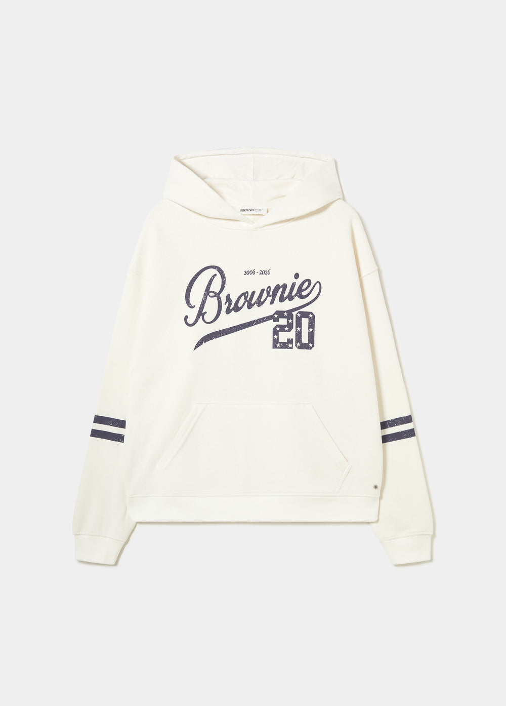 Sudadera capucha print aniversario