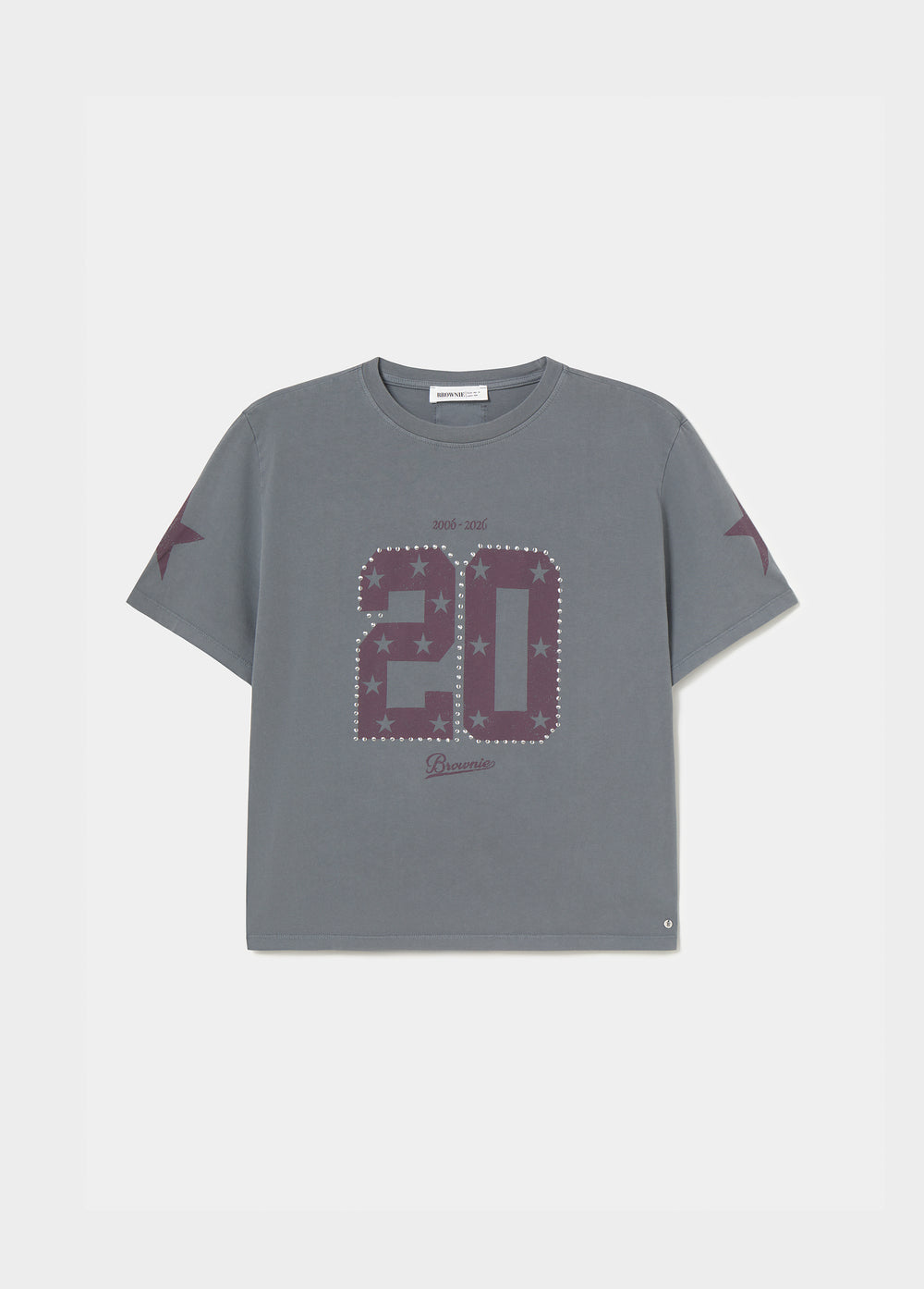 Camiseta aniversario tachas