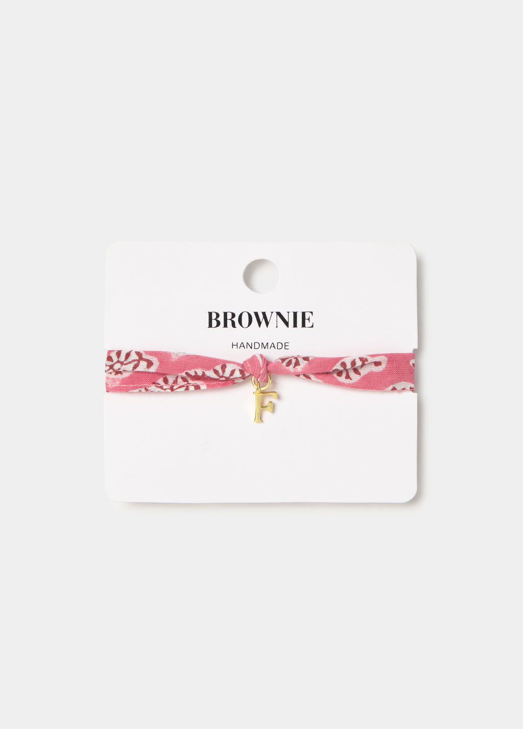 Initial bracelet F