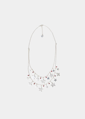 Collar doble estrellas