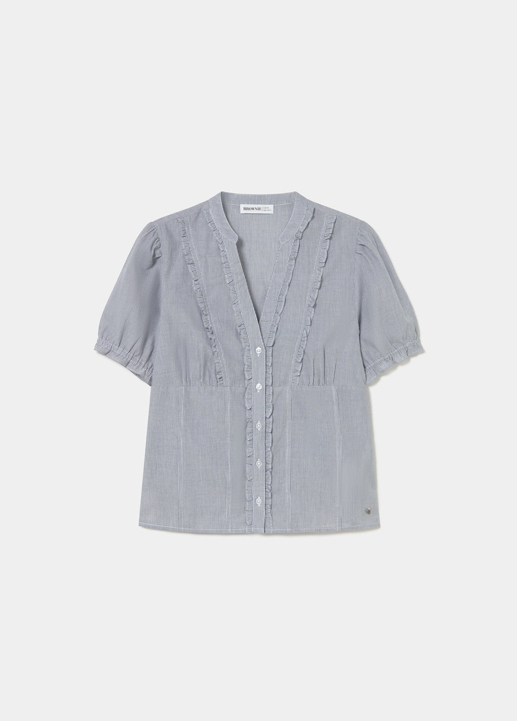 Blusa romántica rayas