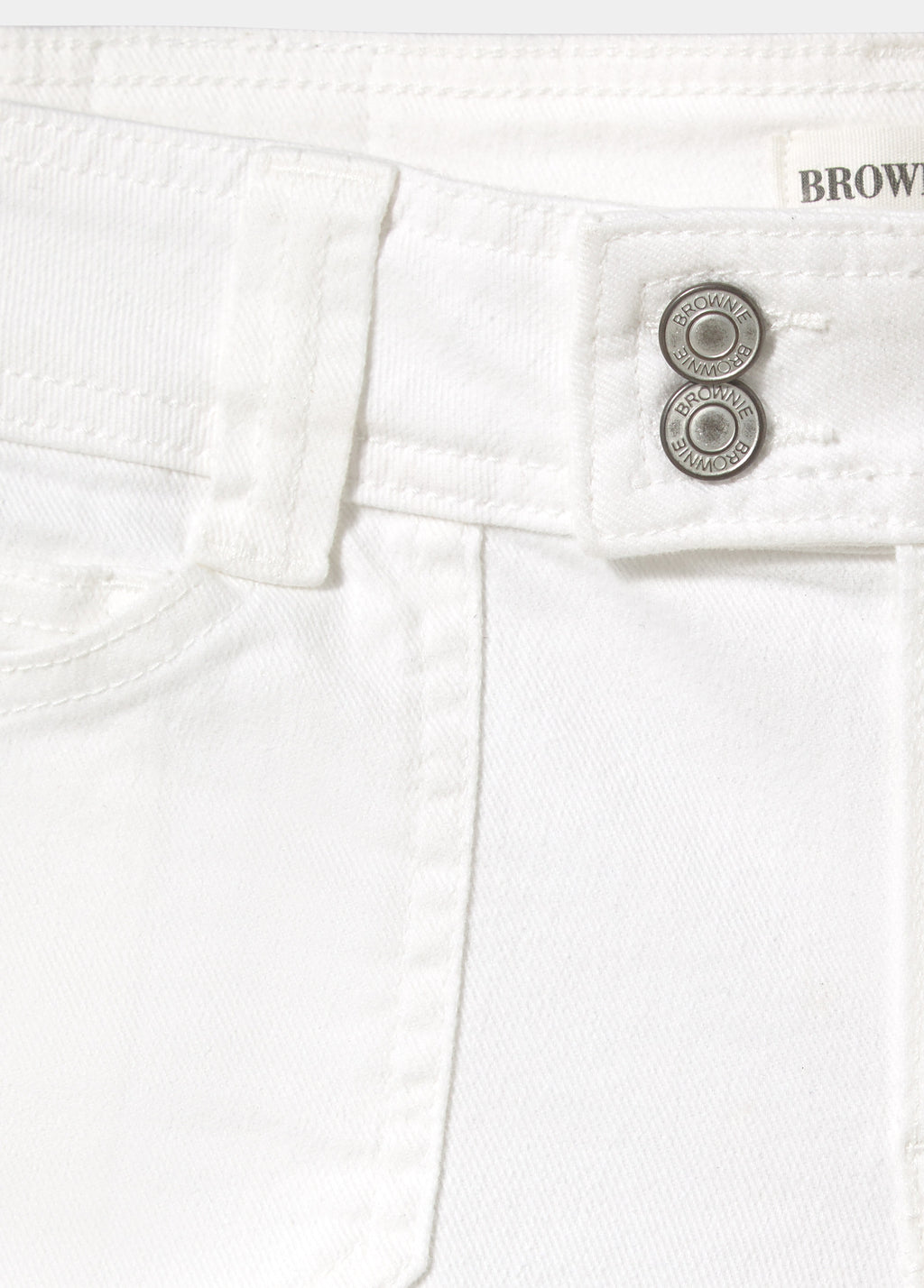 Mini shorts with flap pockets