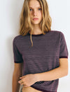 Lurex striped sweater