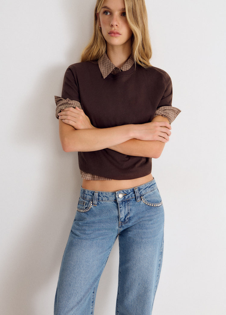 Star-studded jeans