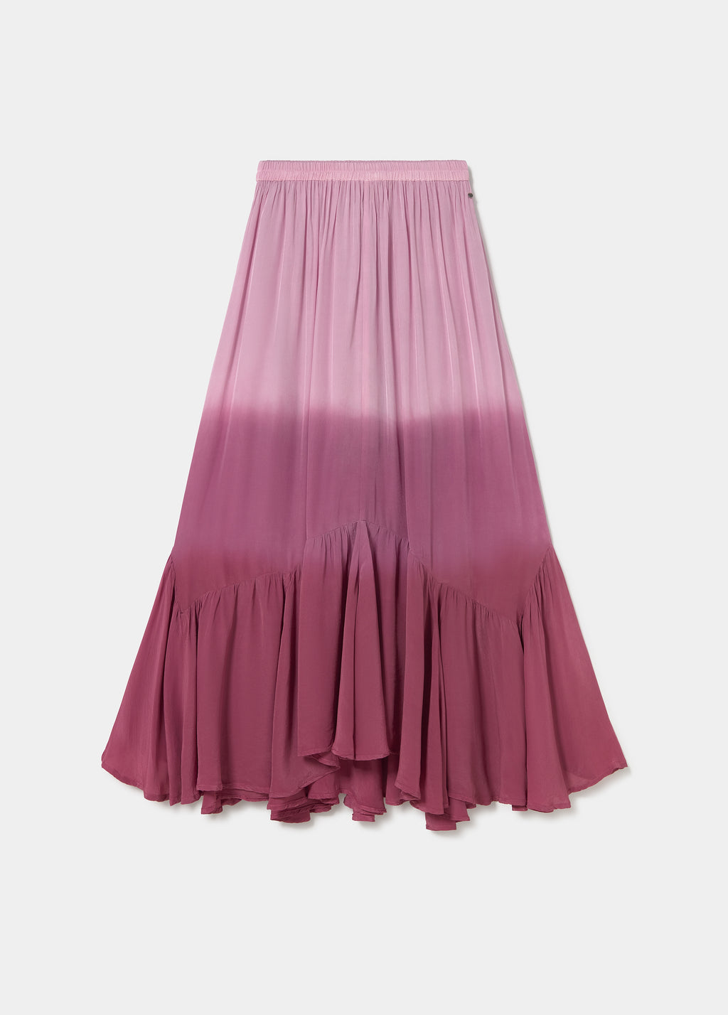Lange tie-dye rok