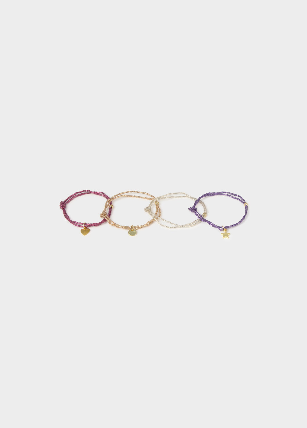 Pack pulseras beads charms