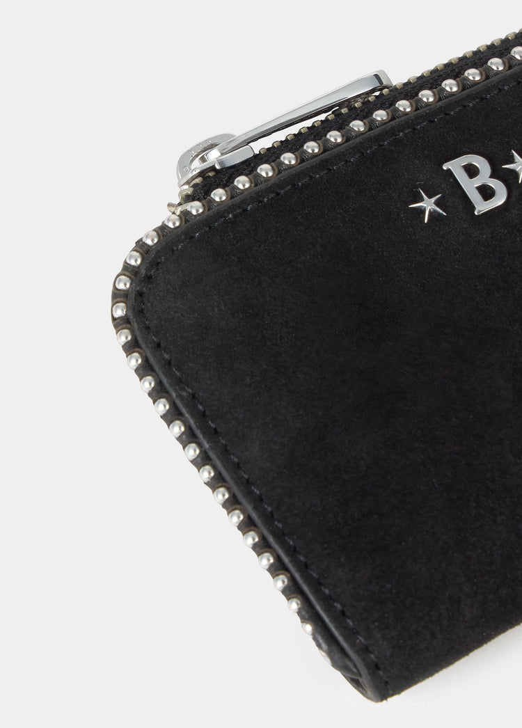 Leather ball coin purse