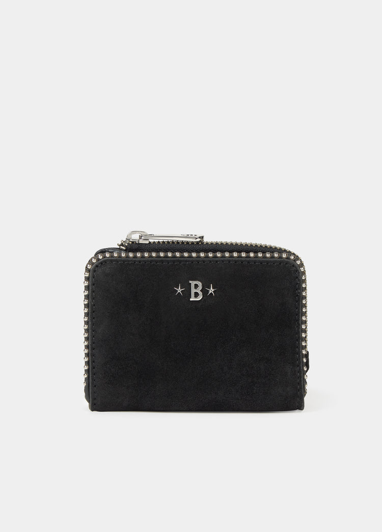 Leather ball coin purse