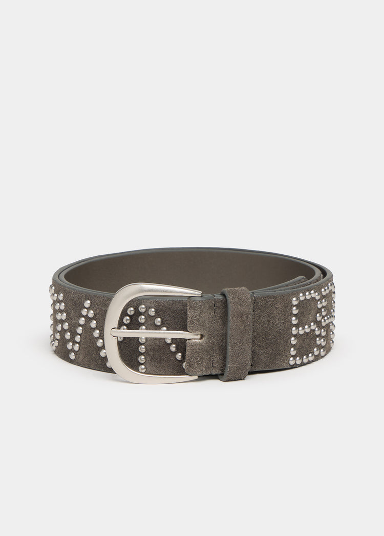 Suede belt