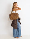 Bolso shopper fruncido