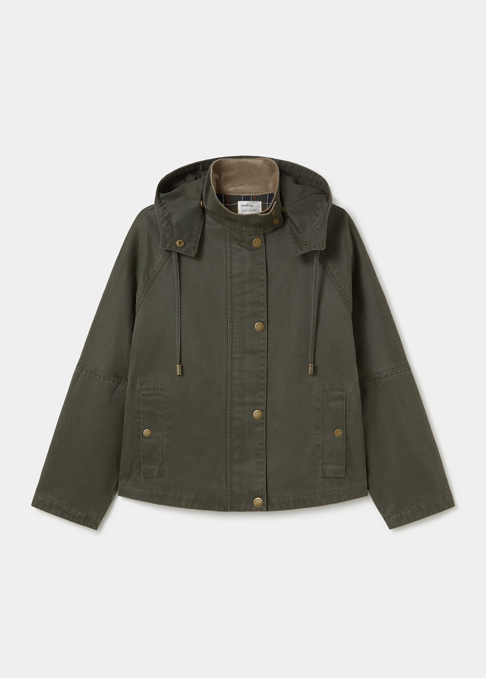 Veste cirée à capuche