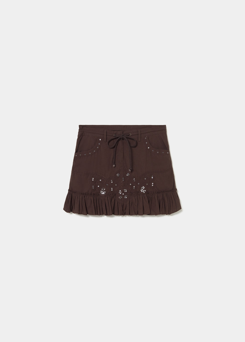 Jupe courte miroirs