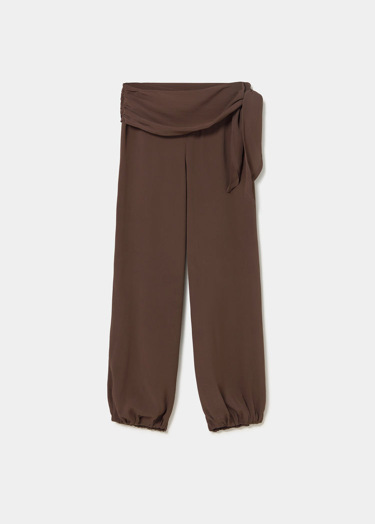 Long wrap pants