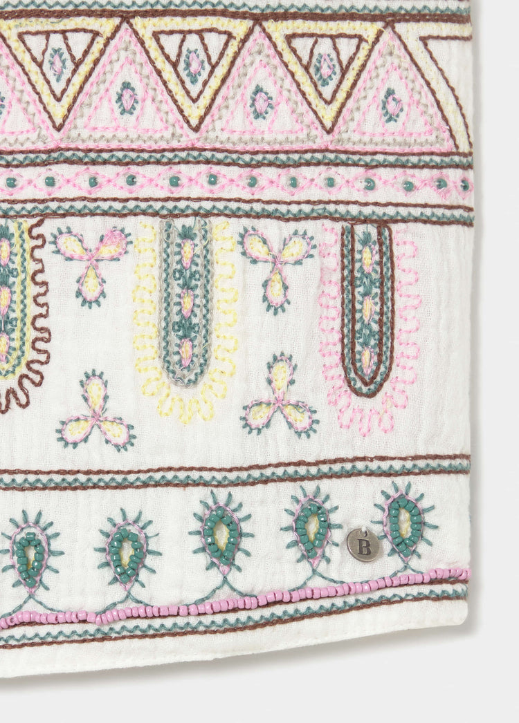 Embroidered vest
