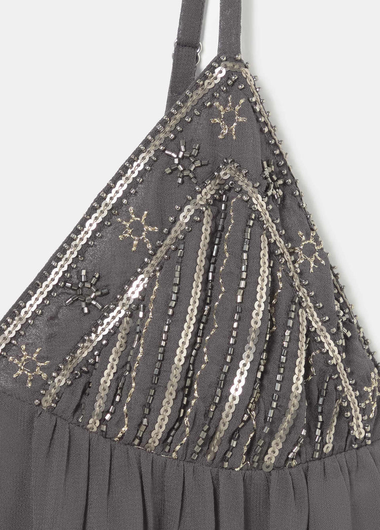 Beaded strap top