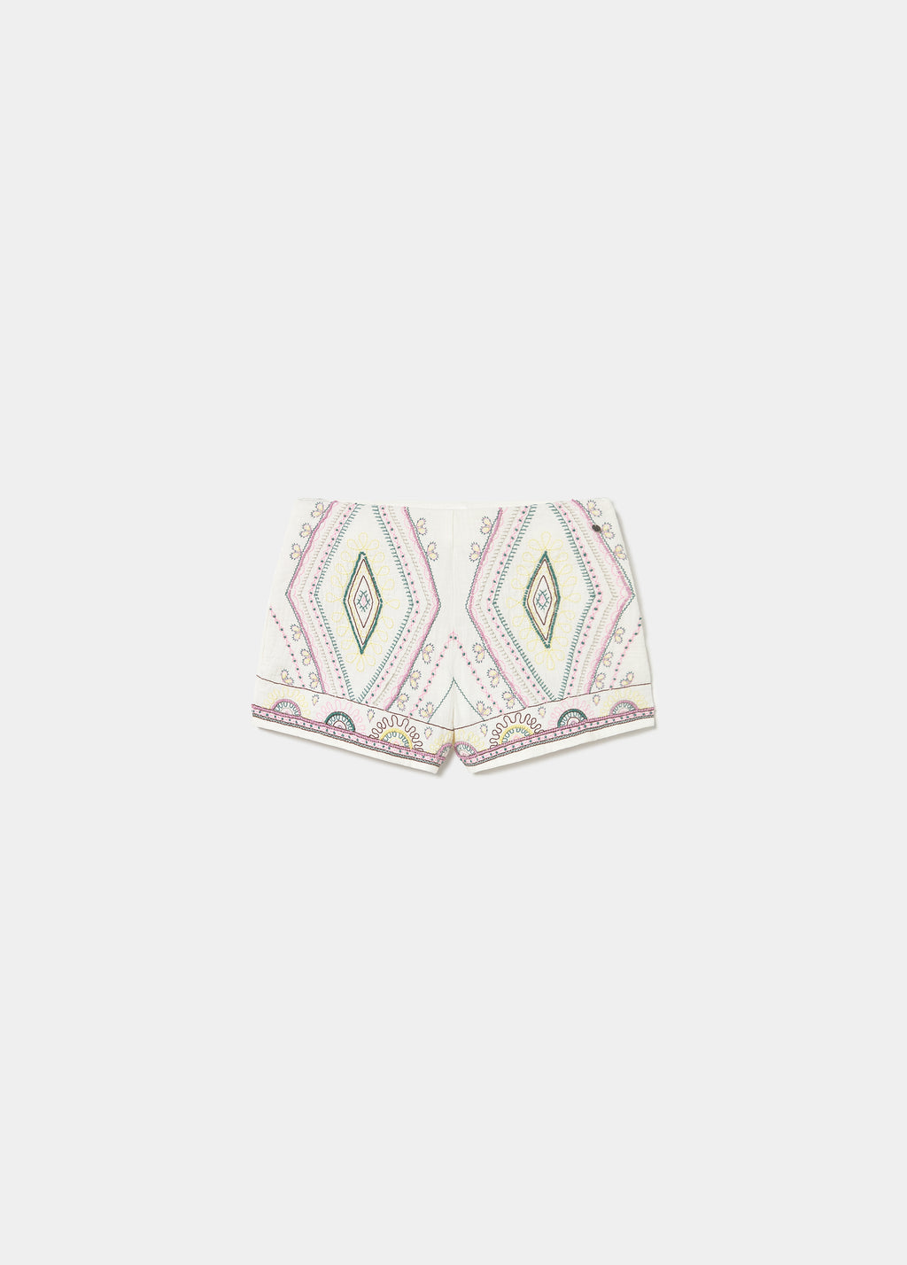 Short brodé